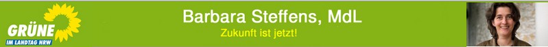 Kopf der Homepage von Barbara Steffens